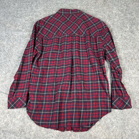Rails Flannel Womens Small Jackson Cardinal Patriot Red Plaid Shirt - Picture 8 of 8